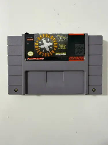Cartucho Revolution X - Super Nintendo (SNES) | Edição Nacional Playtronic