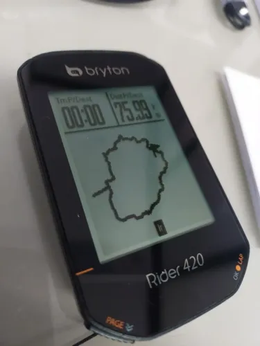 GPS Bryton 420 + Suporte/Caixa Original