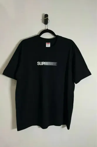 Camiseta Supreme Motion Logo Preta 