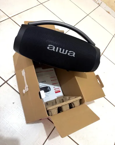Caixa de som bombox AIWA 700w