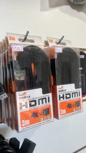 Cabo HDMI 3 metros - 4k - cabo de qualidade (novo) 