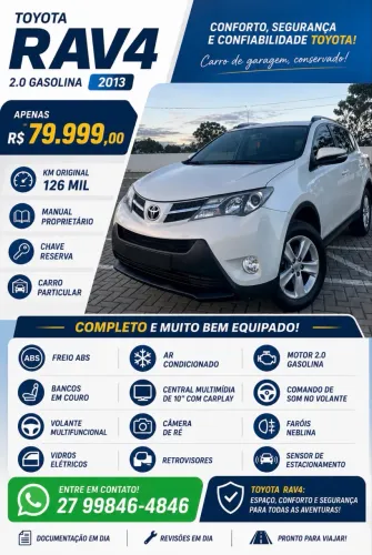 Toyota RAV4 2.0 4X2 16V Aut. 2013