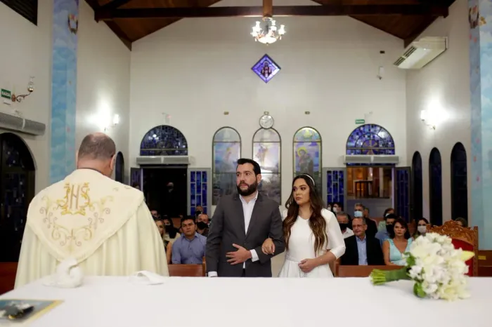 Vestido de noiva/ batizado/ noivado - Marcio Rocha 