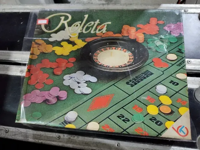 Jogo roleta antigo original anos 80