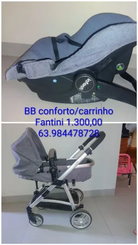 Carrinho e Bebe conforto