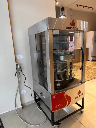 Máquina de Frango Forno Multiuso Frangueira A Gás 75kg Progás