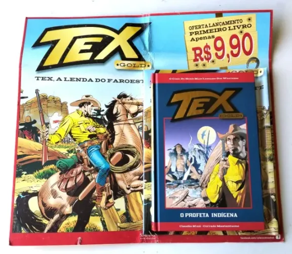 Quadrinhos Gibi HQ Tex Vol. 1 - Edição Especial de Luxo (O Profeta Indígena) - 2017
