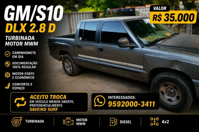 Chevrolet S10 Blazer DLX 2.8 4X4 TB Interc. Diesel 2004