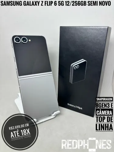 Loja física. Aceitamos trocas. Samsung Galaxy Z Flip 6 12/256Gab