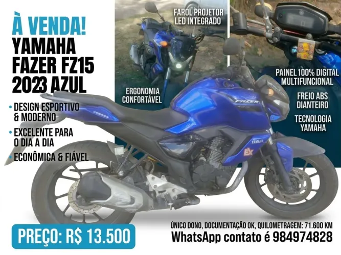 Yamaha Fazer Fz15 150 Flex 2023