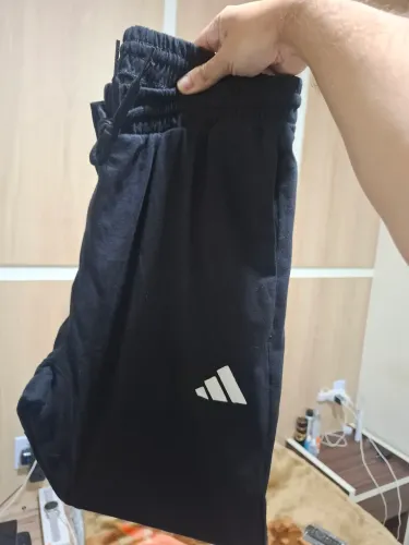 Calça adidas Small Logo Single Jersey Preta
