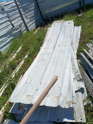 Telha para fechamento de obra