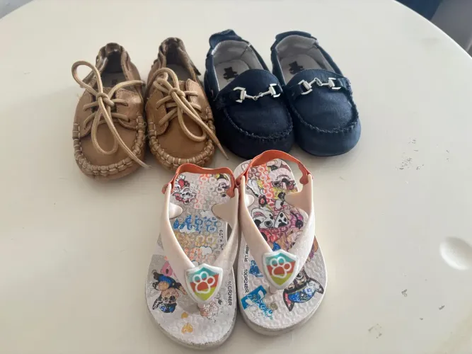 Lots infantil, n. 20/21 couro legitimo