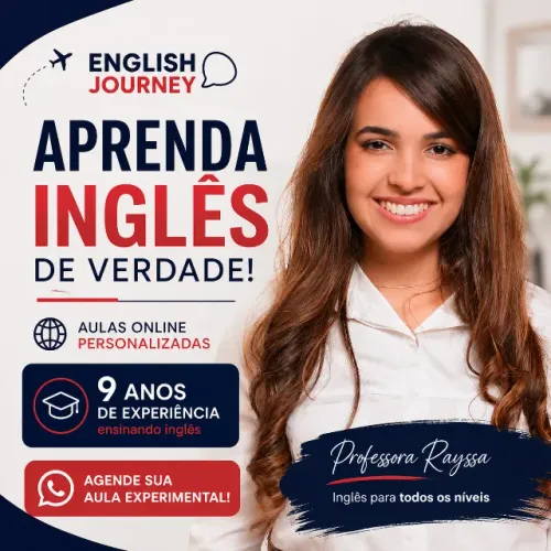 Aulas Particulares de Inglês Online | Professora com 9 Anos de Experiência
