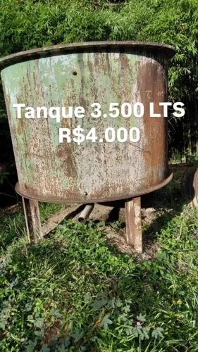 Tanque Metálico 3.500 Litros - Industrial