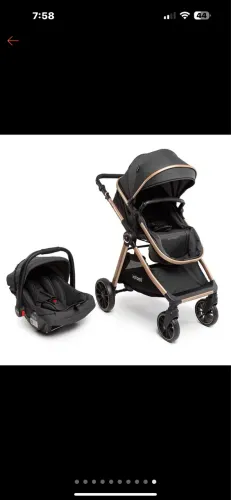 Carrinho de Bebê Moisés Dobravel e Bebê Conforto Romanzo System TS DUO Infanti