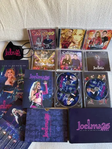 Box Joelma cds e dvd