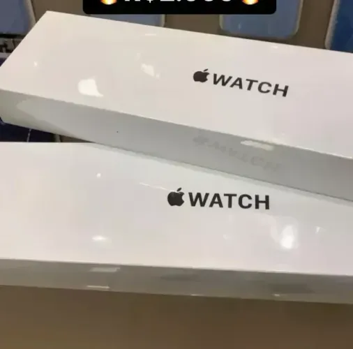 Apple Watch Série 12 Dourado - Claro // Novo // Loja Fisica no Shopping na Savassi