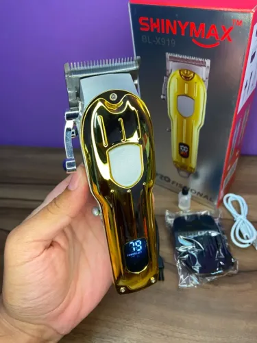 Máquina de Cortar Cabelo Acabamento Shinymax BL-X919