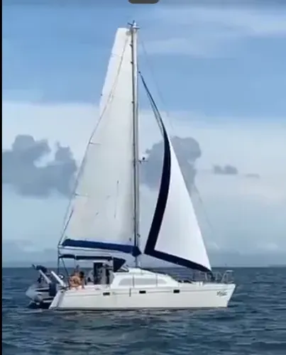 Barco Veleiro Catamarã 28 pés
