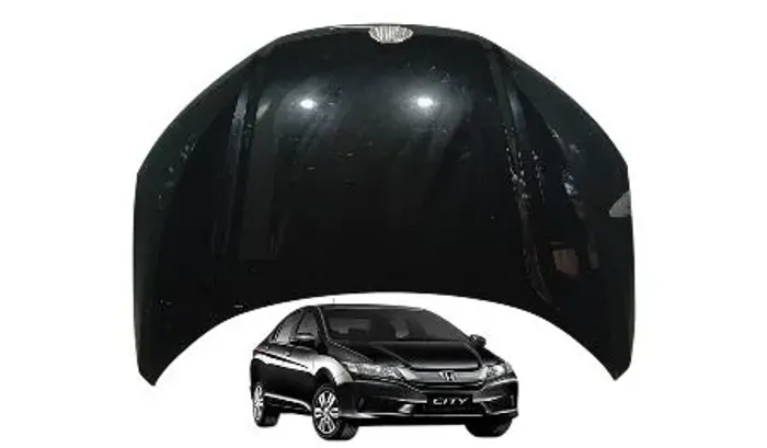 Capô Honda City preto 2015 a 2021 Usado Original 