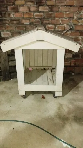 Casa para cachorro  toda na fibra  nunca  se acaba 