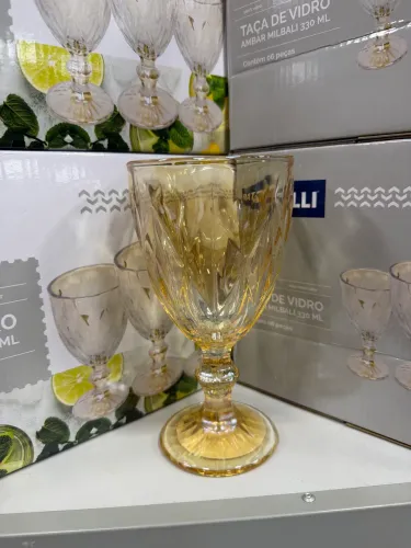 Taça de vidro - 06 peças 