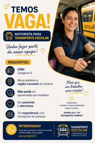 Vaga motorista categoria D