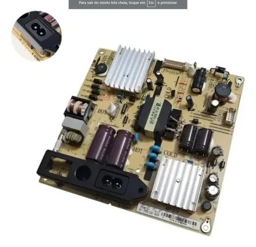Placa fonte de tv Philips e fonte ph24b25dg
