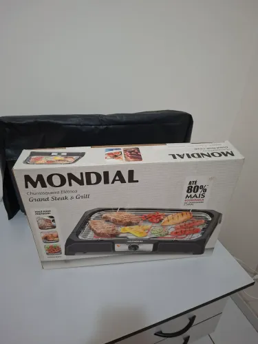 Churrasqueira Elétrica Mondial - Desapega! Comprei e não usei! Novo!