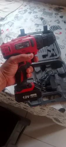 Parafusadeira e furadeira mundial 12V, 1300 mAh