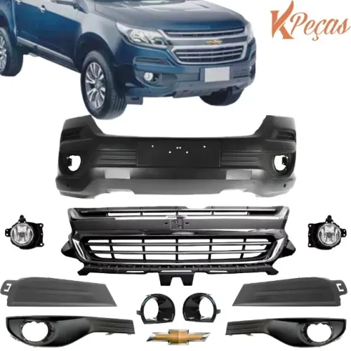 Parachoque Dianteiro Chevrolet S10 LTZ 2017 2018 2019 2020 2021 Completo Novo