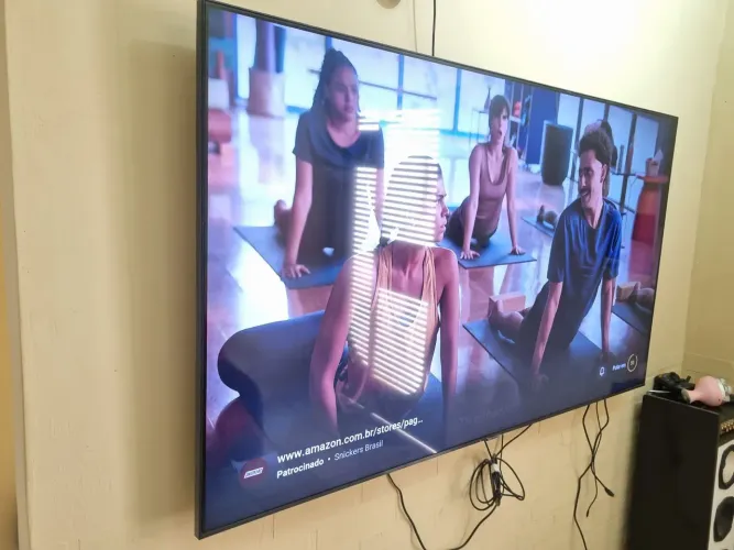 TV smart Samsung de 65 polegadas toda ok 