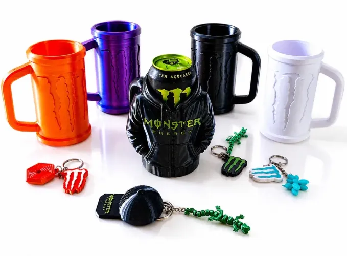 Porta latas energético Monster 473 ml