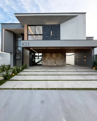 EXTRAORDINÁRIA RESIDÊNCIA NO CONDOMÍNIO DAMHA Arquitetura de impacto, conforto absoluto