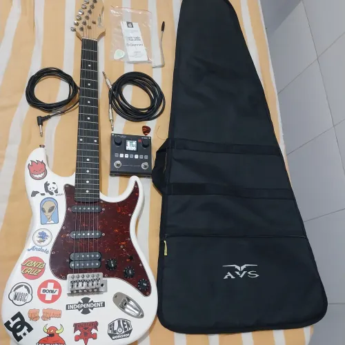 Guitarra Giannini G102 + Pedal M-vave Blackbox + Acessórios 