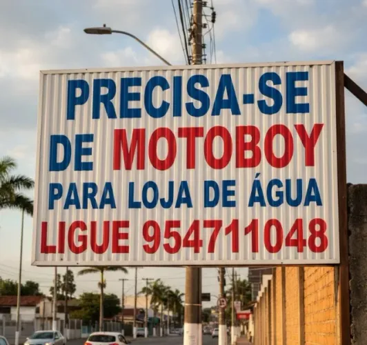 MOTOBOY PARA LOJA DE ÁGUA