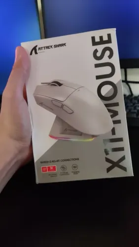 Attack Shark X11 Mouse Gamer Sem Fio Original Bluetooth Usb - Novo (Nunca Usado)