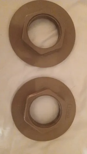 Flange Roscável com Sextavado sem Furo 1"" marca tigre kit com 2 unidades
