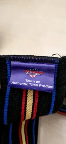 Faixa de joelho Titan para powerlifting 