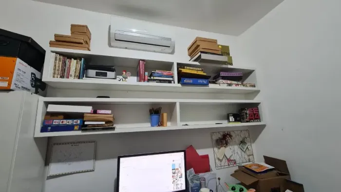 Conjunto de prateleiras (2 nichos) em MDF de 3cm de espessura