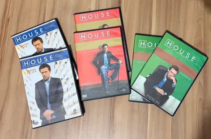 DVD Dr House temporadas 2, 3 e 4