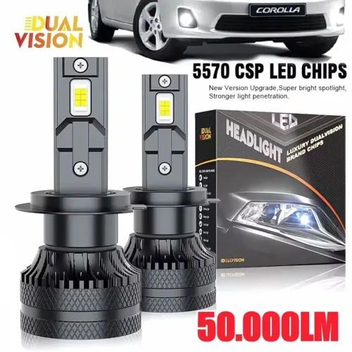 Kit Farol LED H11 - 600% Mais <br>600% Mais Brilho - 50.000LM