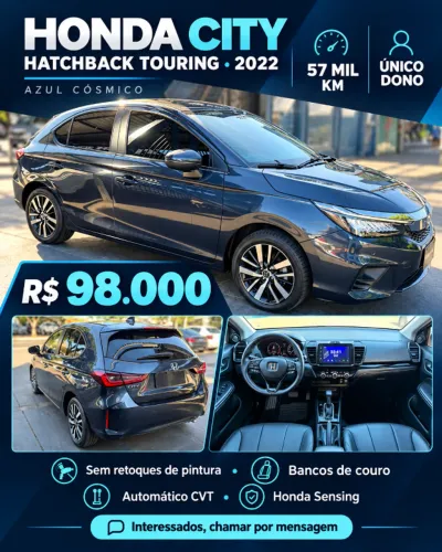 Honda City Hatchback Touring 1.5 Flex 16V Aut. 2022