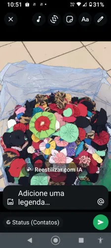 Bolinha de Fuxico e feichecre,Para Artesanato