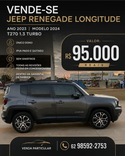 Jeep Renegade Long. T270 1.3 TB 4X2 Flex Aut. 2024