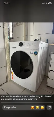 Máquina lava e seca midea 