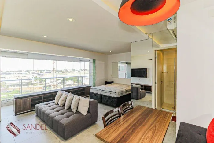 Apartamento Mobiliado para venda ou locação de 49m²,1 Dorm., 01 Vaga, Piscina, Rofftop, La