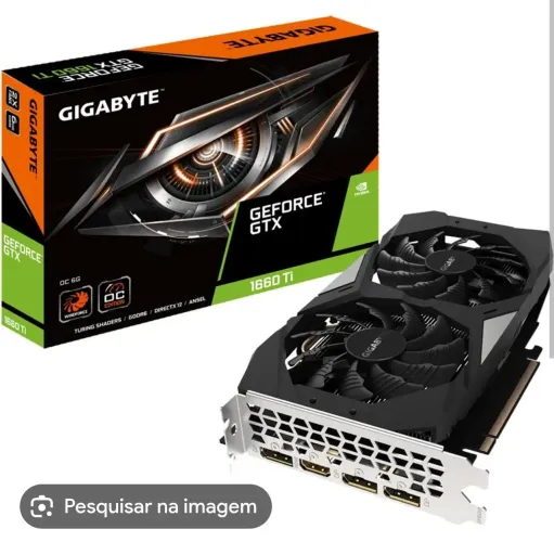 Placa de vídeo Gigabyte Geforce GTX 1660Ti