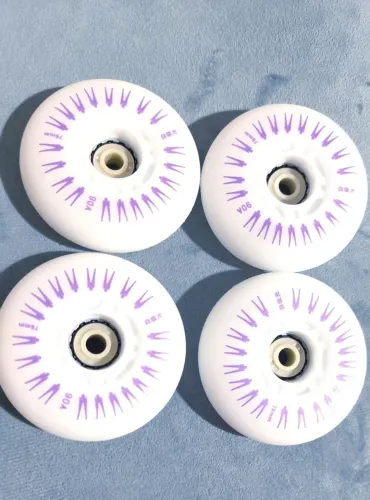 Rodas LED patins 76mm